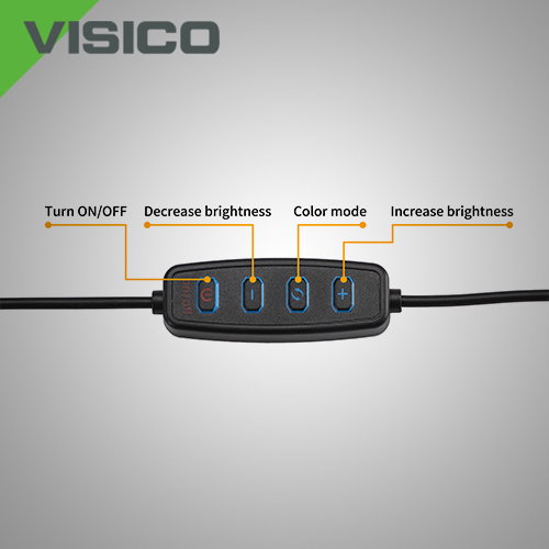 Visico RL-10U Ring light + LS-8005 stativ - 4